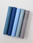 Laidlaw + Leeds 5-Pack Hankies, Blue product photo View 03 S