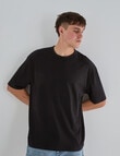 Gasoline Relaxed Ryder Tee, Black product photo