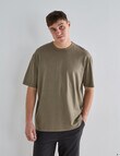 Gasoline Relaxed Ryder Tee, Bark product photo