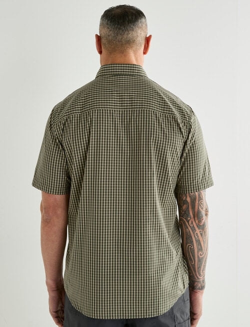 Kauri Trail Cooper Short Sleeve Shirt, Khaki product photo View 02 L