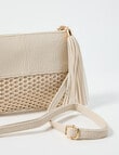 Boston + Bailey Tassel Pouch Crossbody Bag, Oyster product photo View 02 S