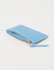 Boston + Bailey Card Holder with Zip Pocket, Light Blue product photo View 03 S