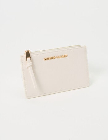 Boston + Bailey Card Holder with Zip Pocket, Blush product photo