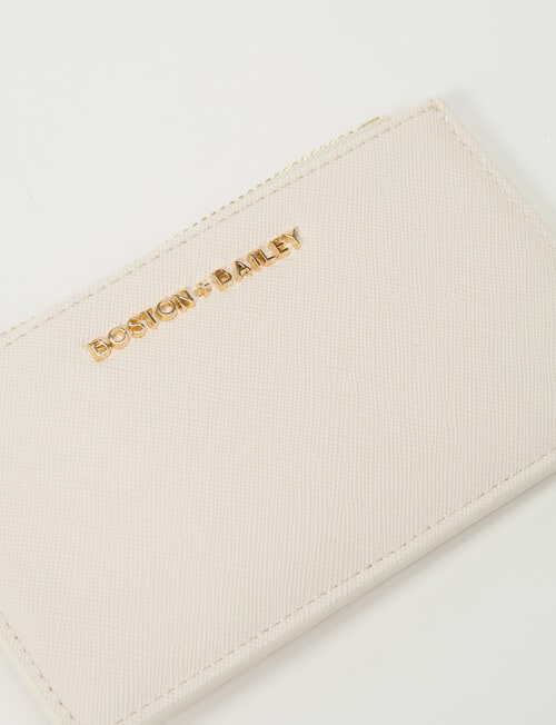 Boston + Bailey Card Holder with Zip Pocket, Blush product photo View 04 L