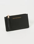 Boston + Bailey Card Holder with Zip Pocket, Black product photo