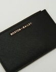 Boston + Bailey Card Holder with Zip Pocket, Black product photo View 04 S