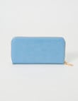 Boston + Bailey Large Zip Around Wallet, Light Blue product photo View 02 S