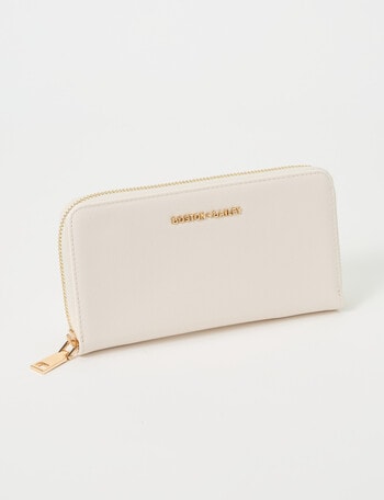 Boston + Bailey Large Zip Around Wallet, Blush product photo
