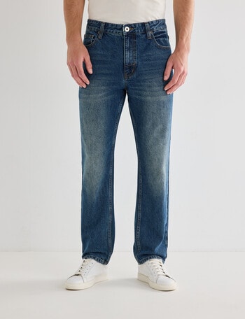 Gasoline Relaxed Fashion Jean, Blue product photo