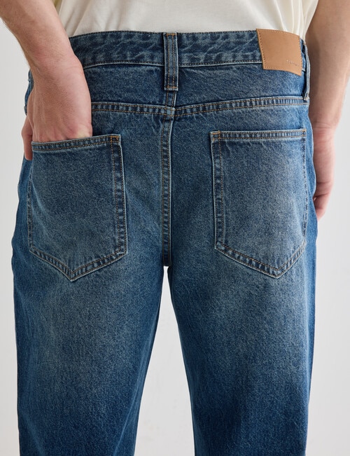 Gasoline Relaxed Fashion Jean, Blue product photo View 05 L