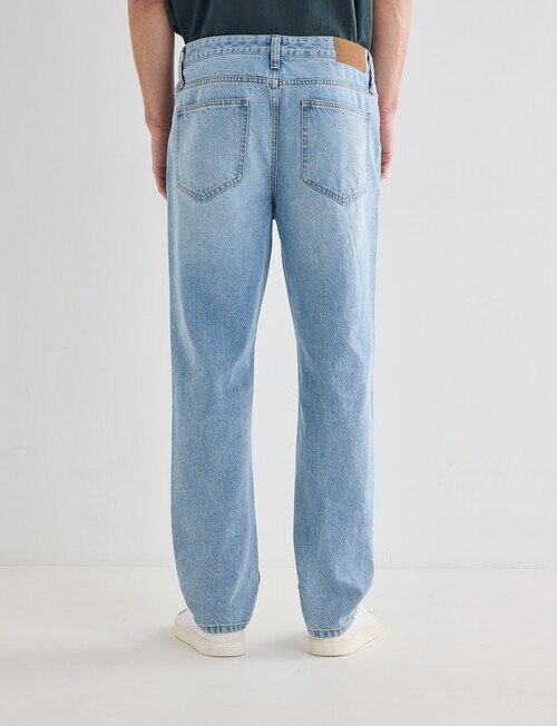 Gasoline Relaxed Fashion Jean, Blue product photo View 02 L