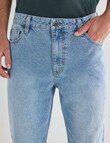 Gasoline Relaxed Fashion Jean, Blue product photo View 04 S
