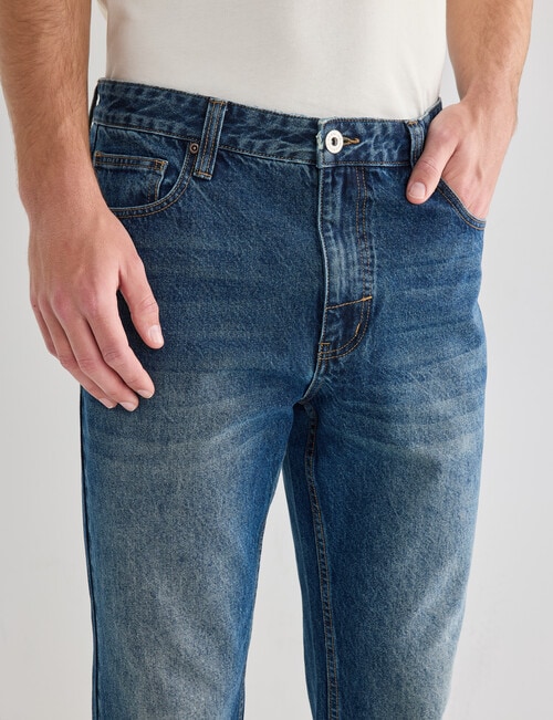 Gasoline Relaxed Fashion Jean, Blue product photo View 04 L