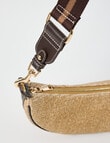 Zest Straw Crossbody Bag, Chocolate product photo View 04 S