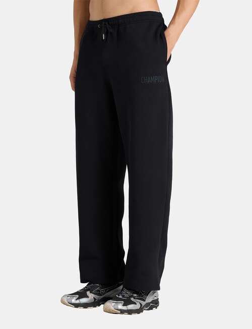 Champion Rochester Base Straight Trackpant, Black product photo View 02 L