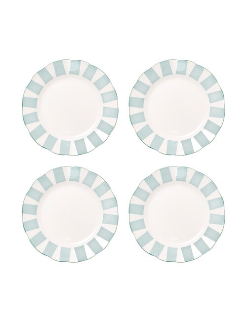 Porto Emery Dinner Plates, 26.5cm, Set of 4, Sage product photo View 02 L