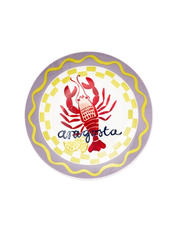 Porto Nautilus Side Plate, 20cm, Lobster product photo