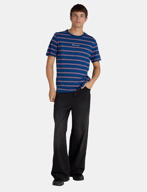 Champion Legacy Stripe Tee, Midnight Run product photo View 04 L