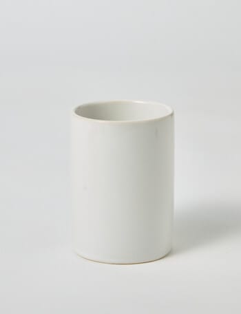 Salt&Pepper Tide Toothbrush Holder, White product photo