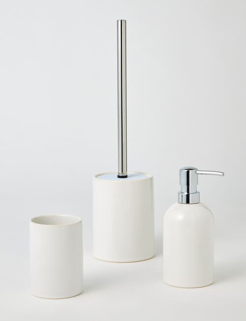 Salt&Pepper Tide Toothbrush Holder, White product photo View 03 L
