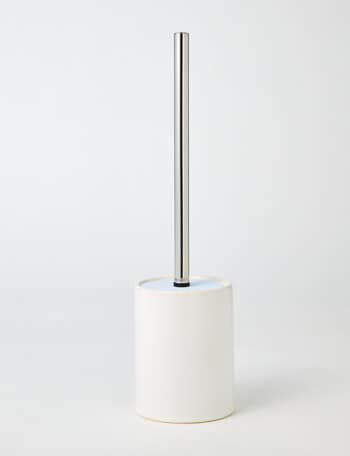 Salt&Pepper Tide Toilet Brush Holder, White product photo