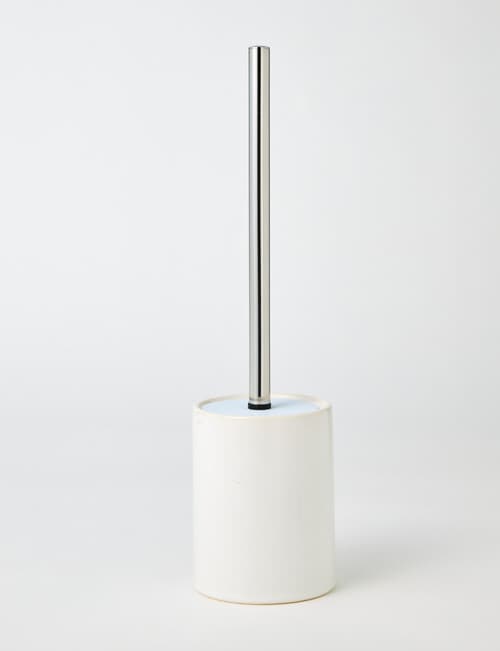 Salt&Pepper Tide Toilet Brush Holder, White product photo