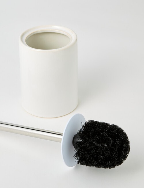 Salt&Pepper Tide Toilet Brush Holder, White product photo View 02 L