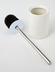 Salt&Pepper Tide Toilet Brush Holder, White product photo View 03 S