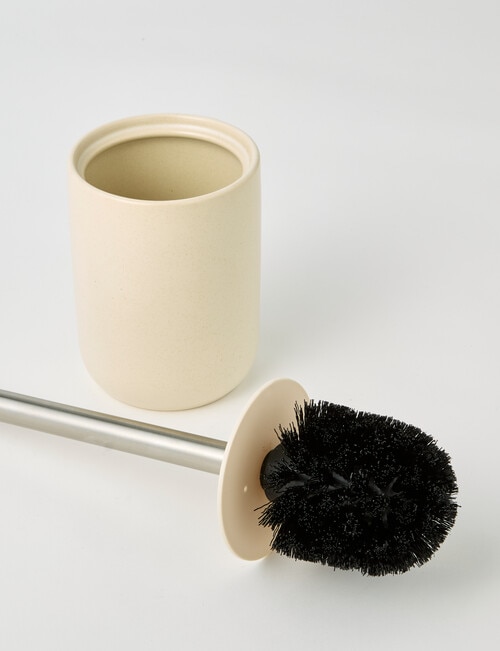 Salt&Pepper River Toilet Brush Holder, Sand product photo View 02 L