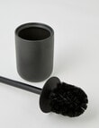 Salt&Pepper River Toilet Brush Holder, Black product photo View 02 S