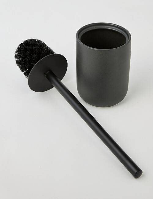 Salt&Pepper River Toilet Brush Holder, Black product photo View 03 L