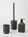 Salt&Pepper River Toilet Brush Holder, Black product photo View 04 S