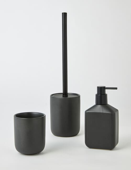 Salt&Pepper River Toilet Brush Holder, Black product photo View 04 L