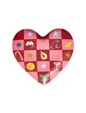 Porto Tis the Season Heart Plate product photo