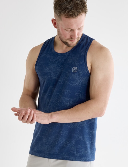 Gym Equipment Hydrawick Tank, Navy product photo