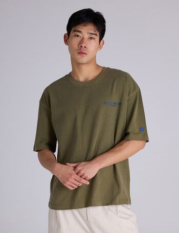 Champion Rochester MR Hype Tee, Fossil Leaf Green product photo