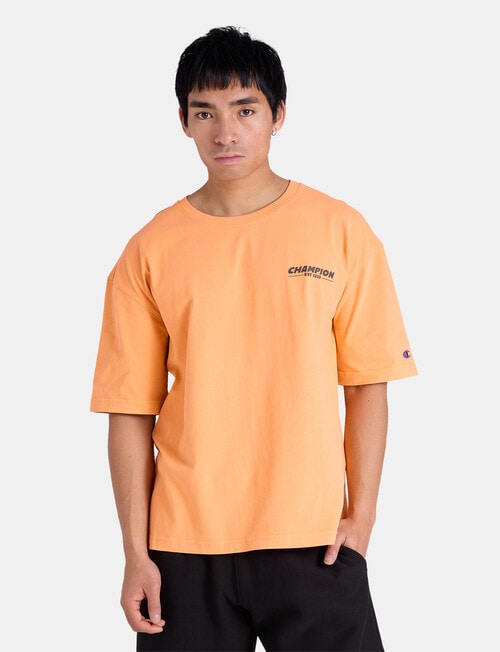 Champion Rochester MR Hype Tee, Hyper Orange product photo View 02 L