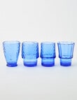 Porto Mare Tumblers, Set of 4, 210ml, Blue product photo View 02 S