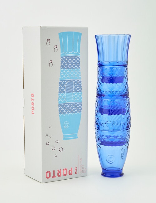 Porto Mare Tumblers, Set of 4, 210ml, Blue product photo View 04 L