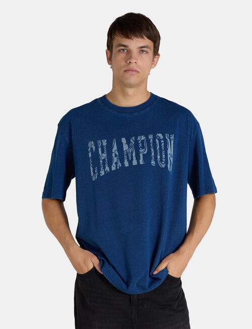 Champion Rochester Vintage Wash Tee, Indigo Dye product photo