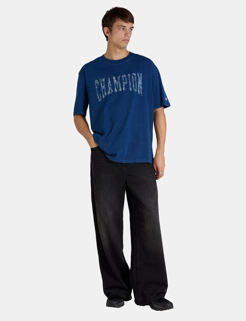 Champion Rochester Vintage Wash Tee, Indigo Dye product photo View 04 L