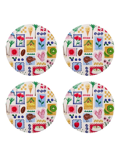 Porto Kiwiana Set of 4 Cork Placemats, 29.6cm product photo View 02 L