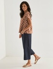 Ella J Linen Top, Copper Spot product photo View 05 S