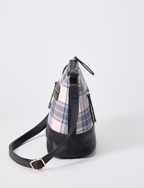 Boston + Bailey Printed Crossbody, Blush Check product photo View 05 L
