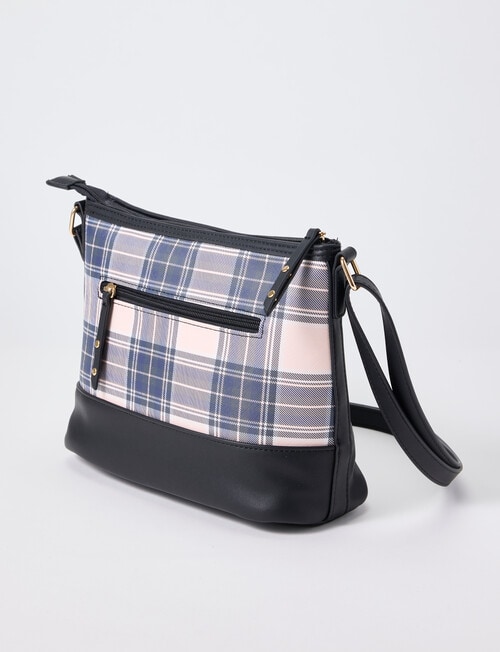 Boston + Bailey Printed Crossbody, Blush Check product photo View 06 L