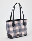 Boston + Bailey Printed Tote, Blush Check product photo