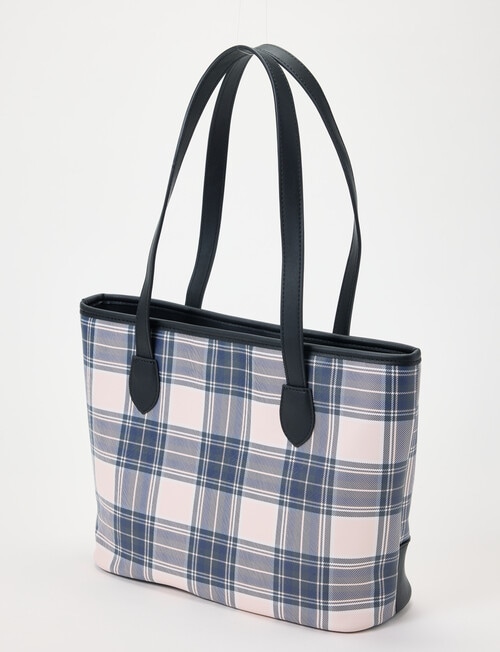 Boston + Bailey Printed Tote, Blush Check product photo View 03 L