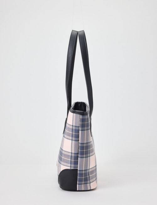 Boston + Bailey Printed Tote, Blush Check product photo View 05 L