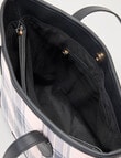 Boston + Bailey Printed Tote, Blush Check product photo View 06 S