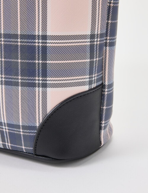Boston + Bailey Printed Tote, Blush Check product photo View 07 L